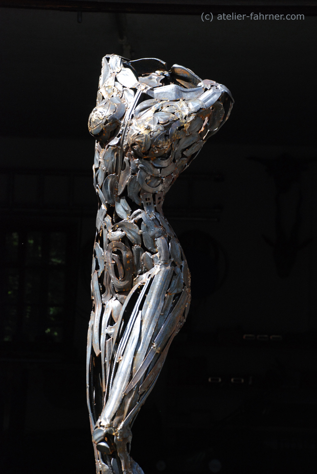 Torso Annemarie Fahrner - Atelier Fahrner Stahlplastik